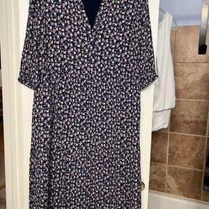 Jjill floral maxi EUC